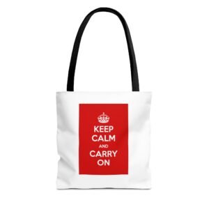 Keep Calm & Carry On <br>tote bag (AOP)