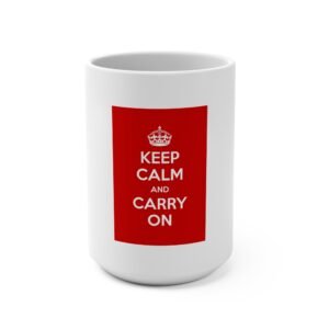 Keep Calm & Carry On mug 15oz