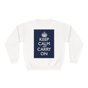 Keep Calm & Carry On<br> unisex nuBlend® crewneck sweatshirt